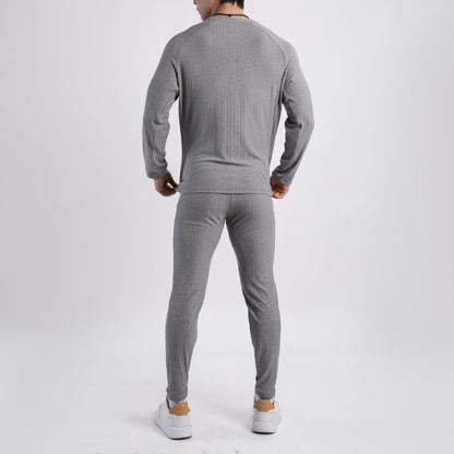 Herren Thermo-Set Warm Isolierend Feuchtigkeitsabweisend