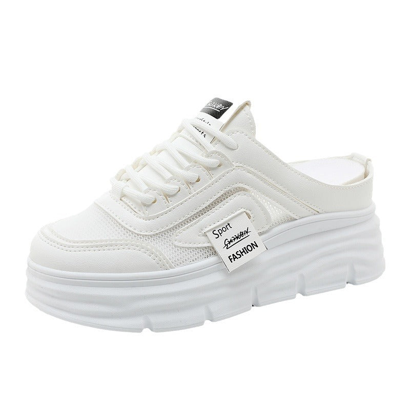 Damen Sneaker High Heels Sportlich Plateau Schuhe