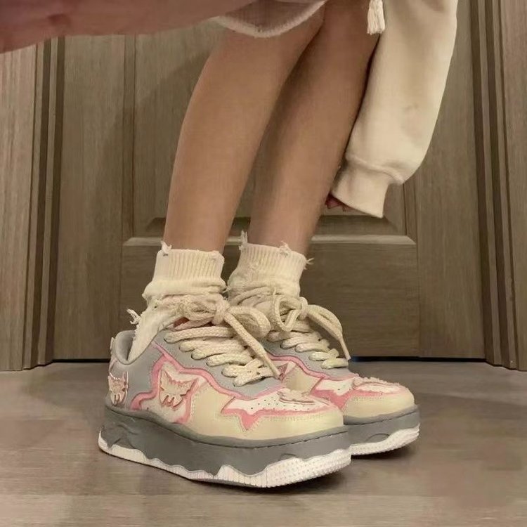 Damen Sneaker Tiermotiv Weichbezug Komfort Sohle - BerlinGlamour