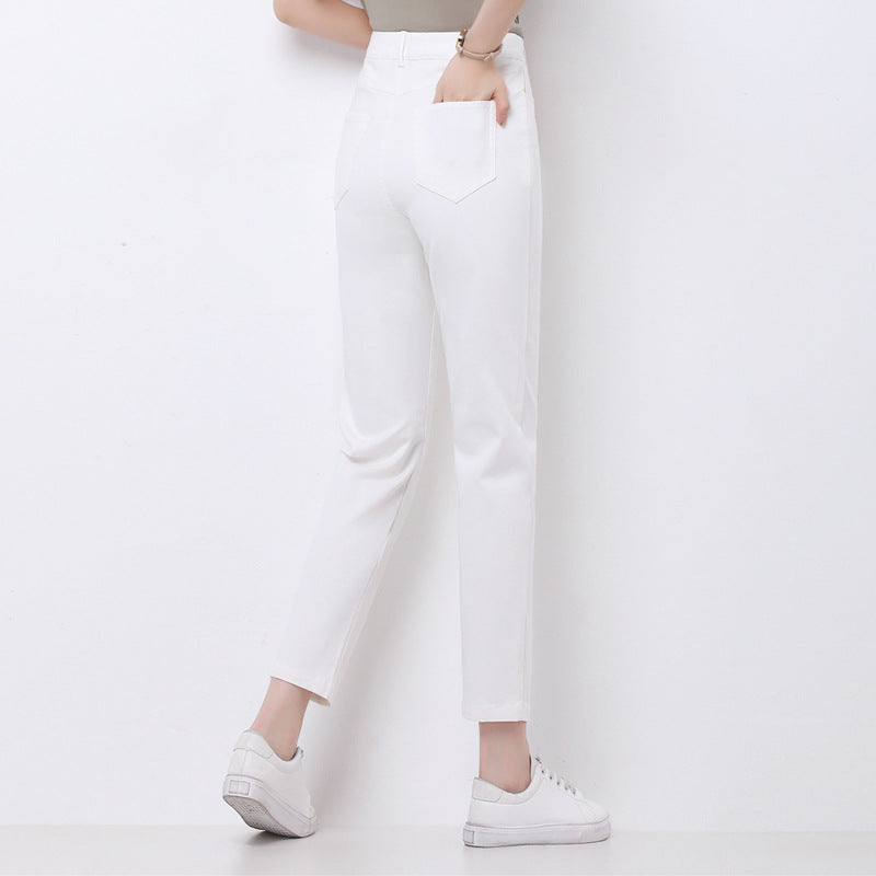 Damen Slim Fit Jeans Modern Bequem Stretch