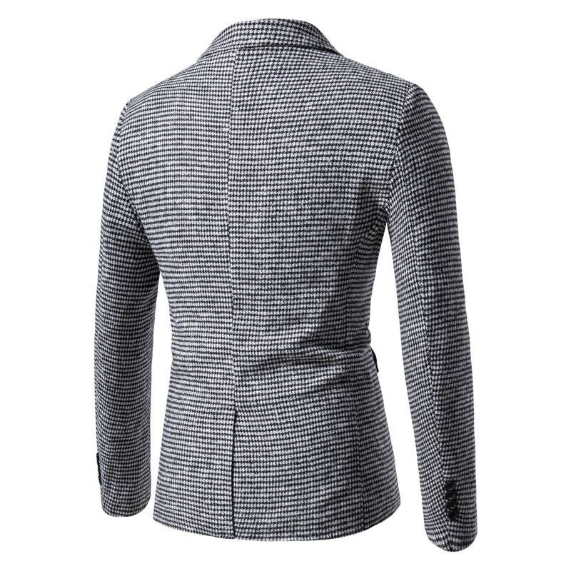 Herren Blazer Karomuster Elegant Modern