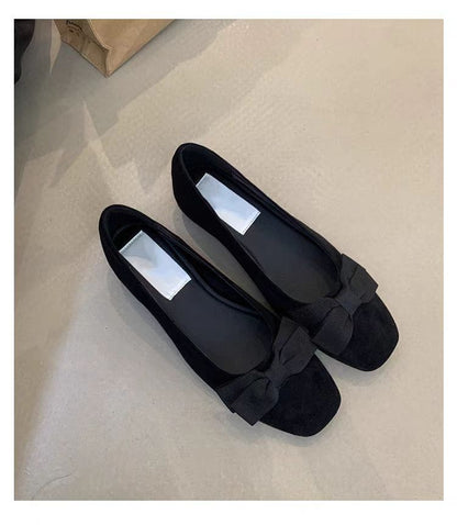 Damen Ballerinas Elegant Schleifen Design Komfort