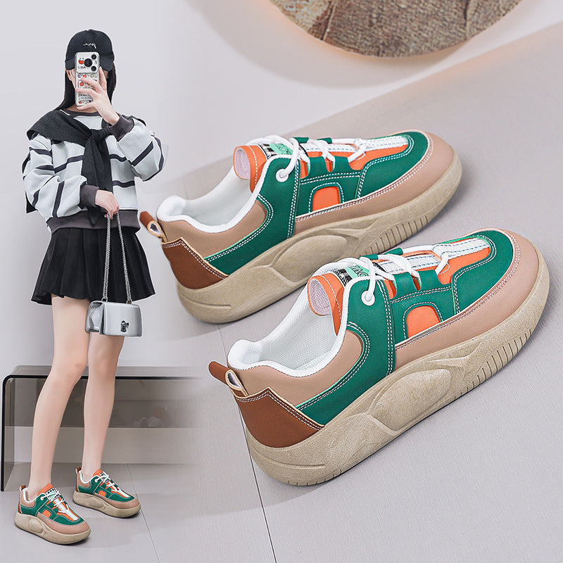 Damen Sneaker Retro Style atmungsaktiv mit weicher Sohle - BerlinGlamour