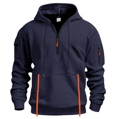 Herren Kapuzenpullover Sportlich Modern Strukturiert