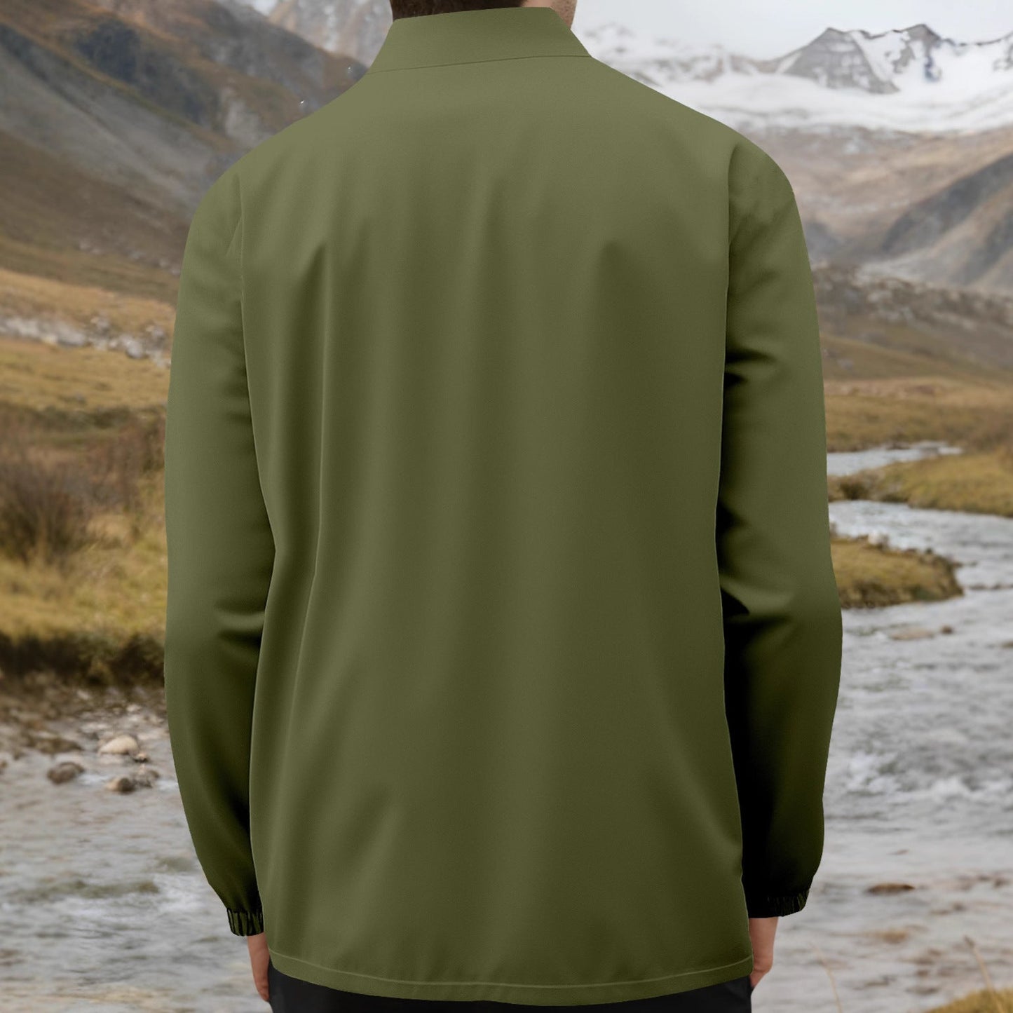 Herren Windjacke Leicht Reißverschluss Taschen Funktionell