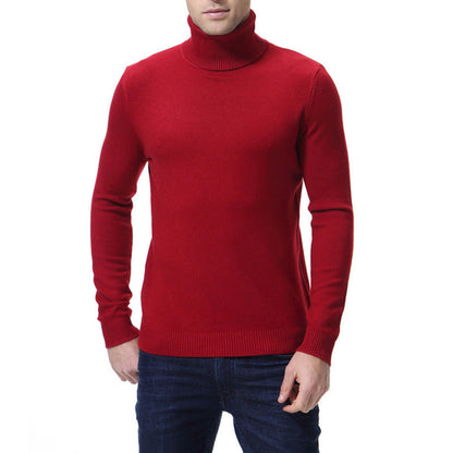 Herren Rollkragenpullover Eleganter Baumwolle Premium Qualität