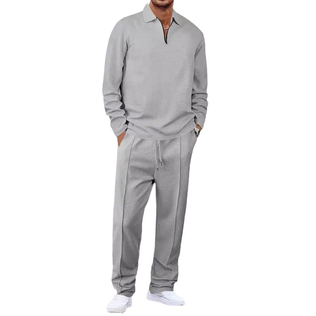 Herren Sport-Set Atmungsaktiv Waffelstoff Elastischer Bund