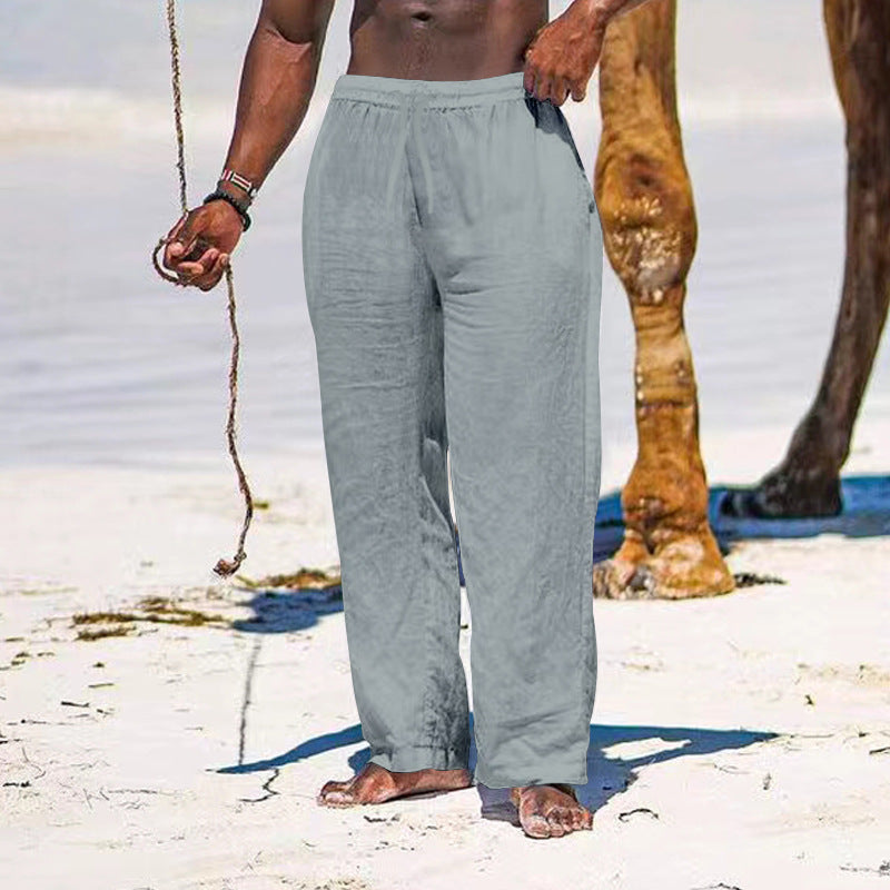 Leinenhose Herren Leicht und Bequem Sommerhose