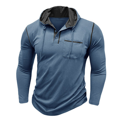 Herren Sweatshirt Kapuze Langarm Hoodie Sportlich