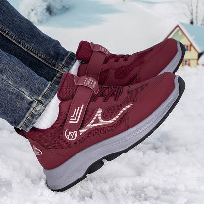 Damen Sportschuhe Schnür-Sneaker Warm Isoliert Rutschfest - BerlinGlamour