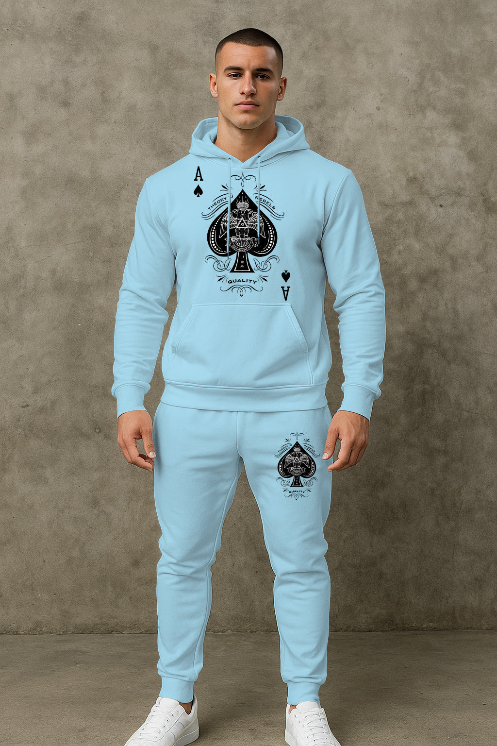 Herren Hoodie Sportlich mit Grafik-Design