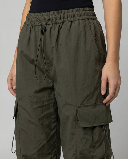 Cargohose Damen Hohe Taille Klassisch Verstellbar