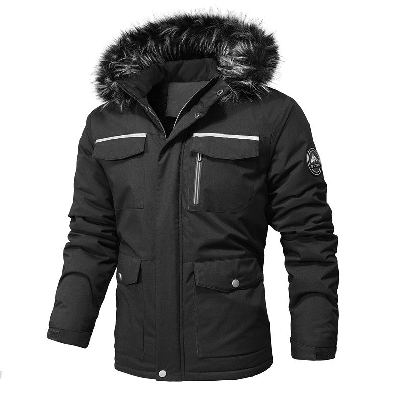 Herren Winterparka Warm Schnitt Berlin Stil - BerlinGlamour