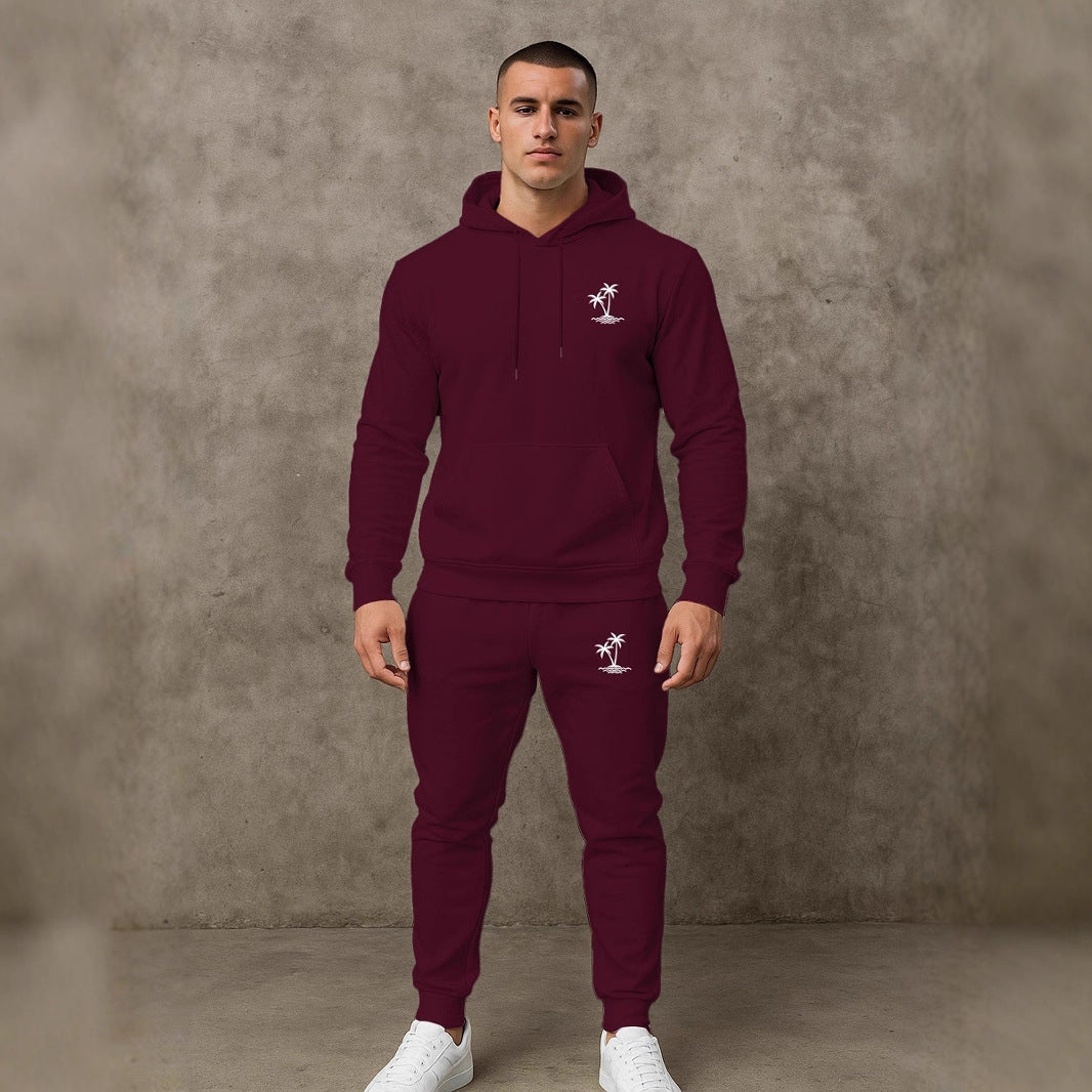 Herren Hoodie Set Bequem Jogginghose Sportlich