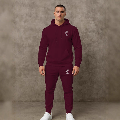 Herren Hoodie Set Bequem Jogginghose Sportlich
