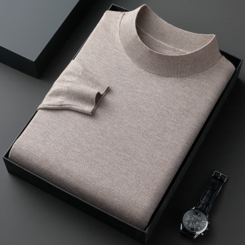 Eleganter Herren Pullover aus Baumwolle Fein Gestrickt