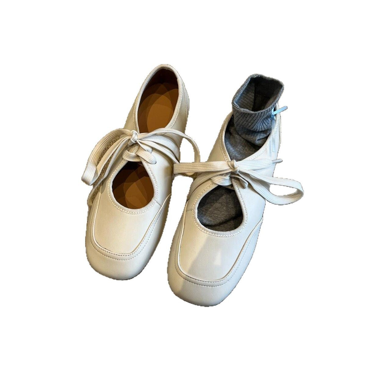Damen Ballerinas Komfort Sockenschuhe Modisch