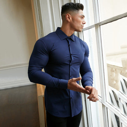 Elegantes Herren Hemd Business Modell
