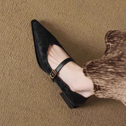 Damen Pumps Elegant Hochhackig mit Riemchen Schwarz