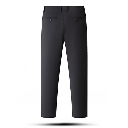 Herren Businesshose Elegant Slim Fit Schwarze Hose