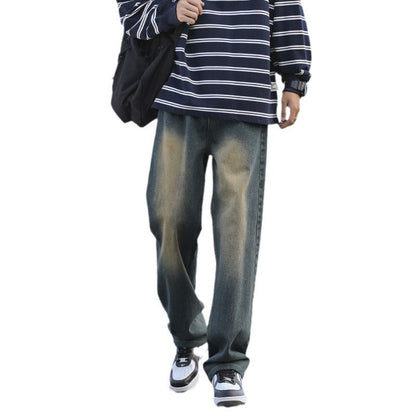 Herren Jeans Bequem Baggy Style Modern