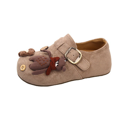 Damen Clogs Plüschig mit Tiermotiv