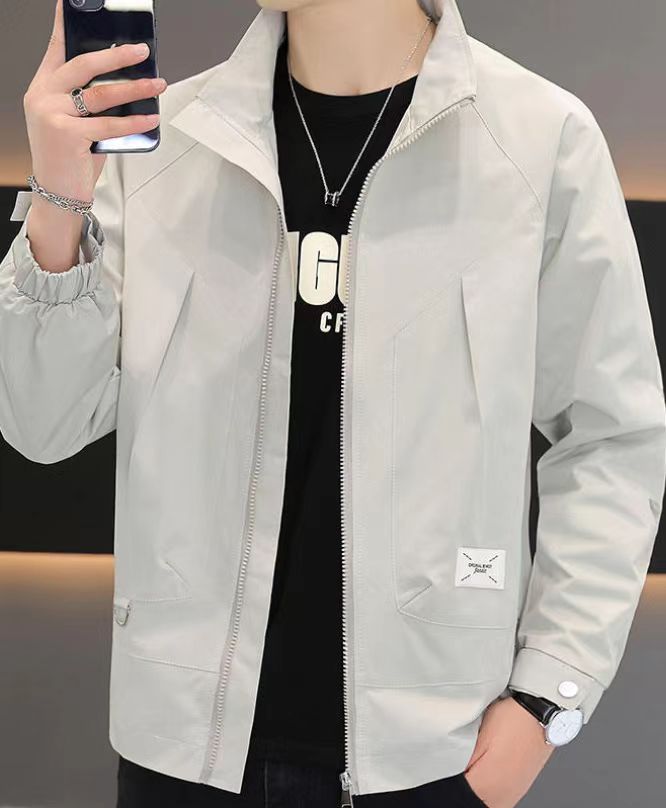 Winddichte Unisex Jacke Leicht Modern Schnitt
