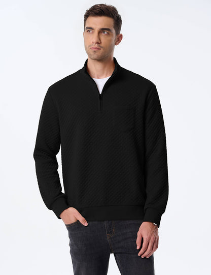 Herren Pullover Stepp mit V-Ausschnitt Modern