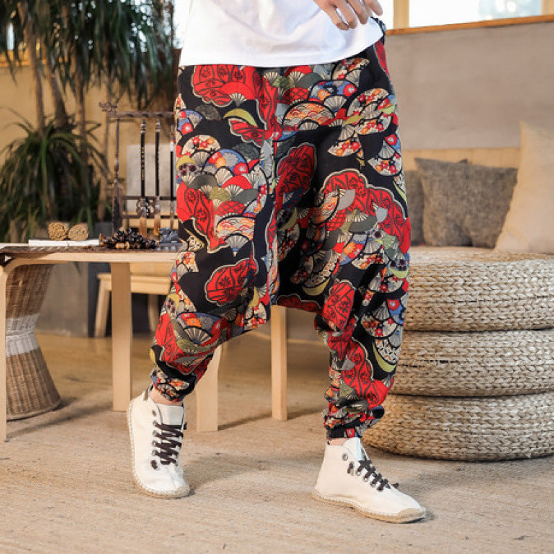 Herren Haremshose Komfort Orient-Style Bequem