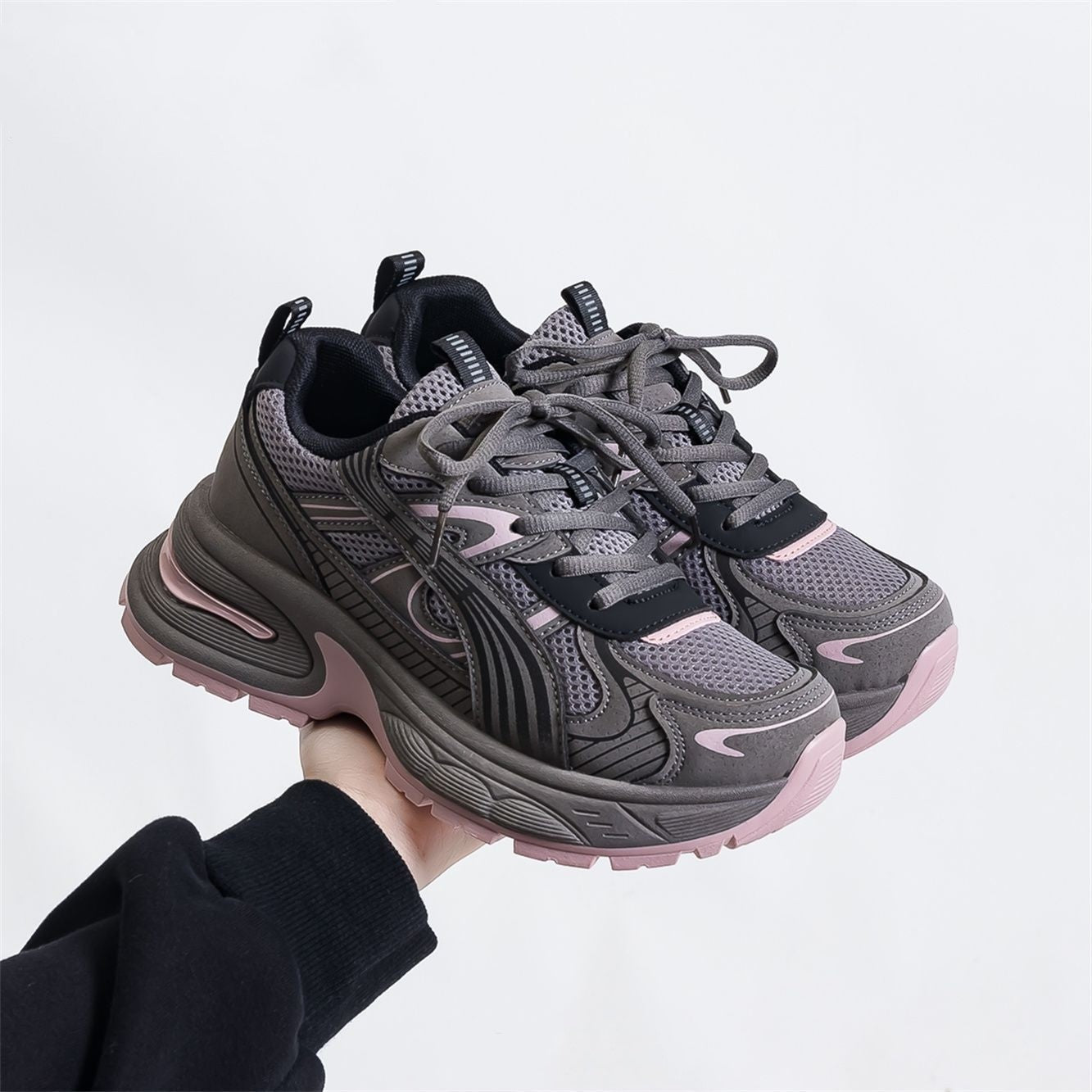 Damen Sneaker Sportlich Leicht Laufschuhe High-Performance