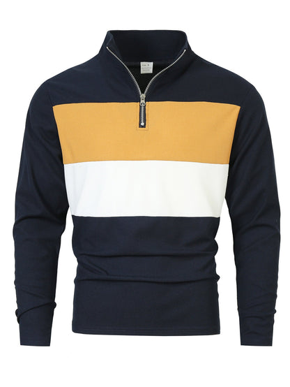 Herren Pullover Zip Modisch Komfortabel Sportlich