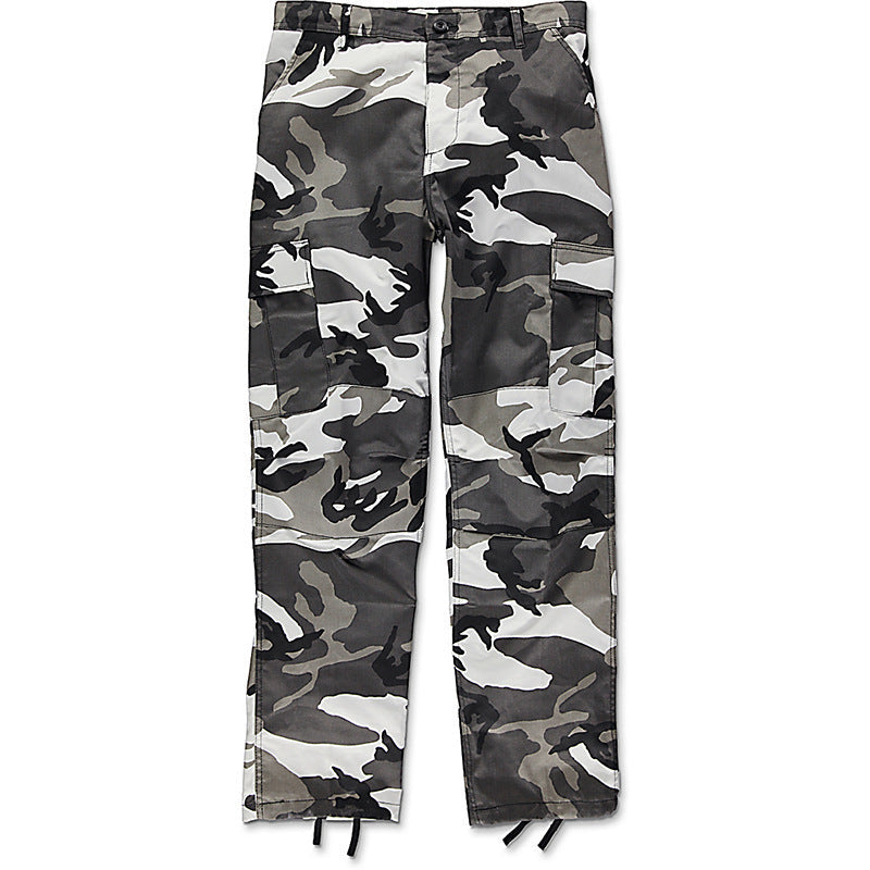 Herren Cargohose Camouflage Modern Praktisch