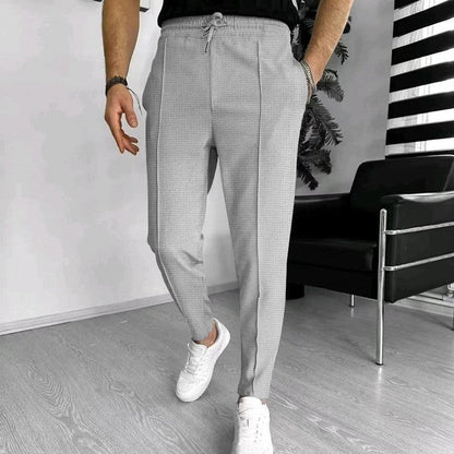 Herren Freizeithose Elastisch Mit Muster Trendig