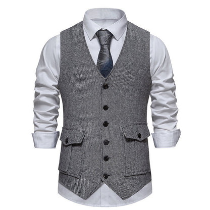 Herren elegante gesteppte Weste BerlinGlamour