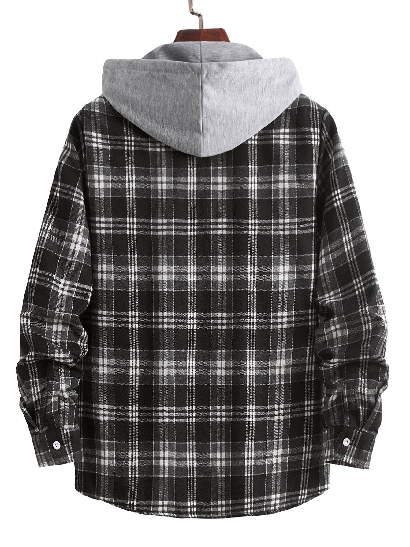 Herren Übergangsjacke mit abnehmbarer Kapuze Modern Sportlich