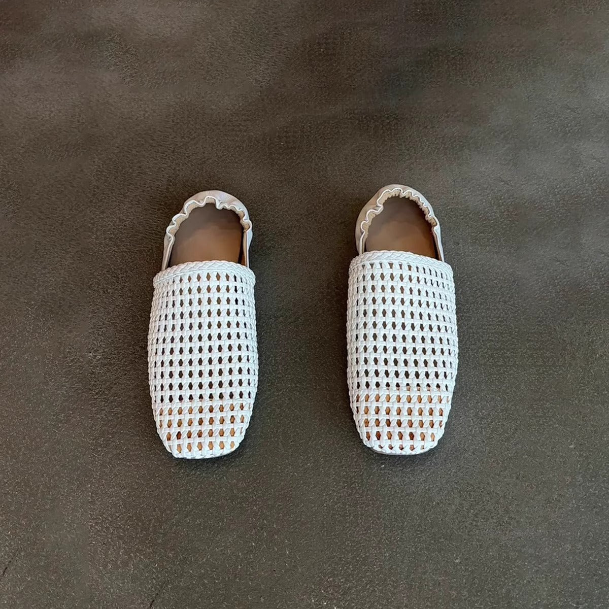 Damen Slipper Bequem Lässig Luftig Mit Netzdesign