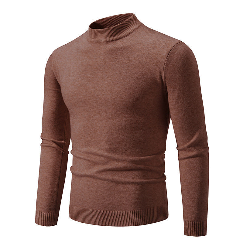 Herren Pullover Rollkragen Baumwolle Hochwertig Elegant