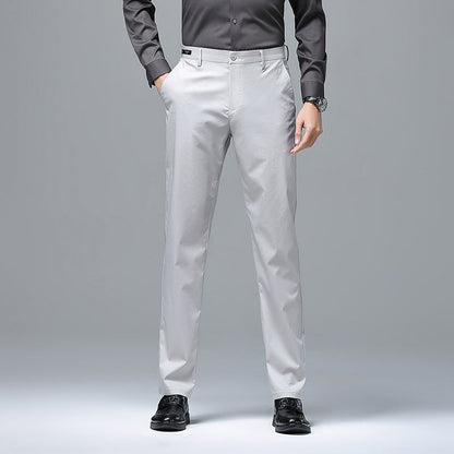 Herren Businesshose Elegant Slim Fit Schwarze Hose