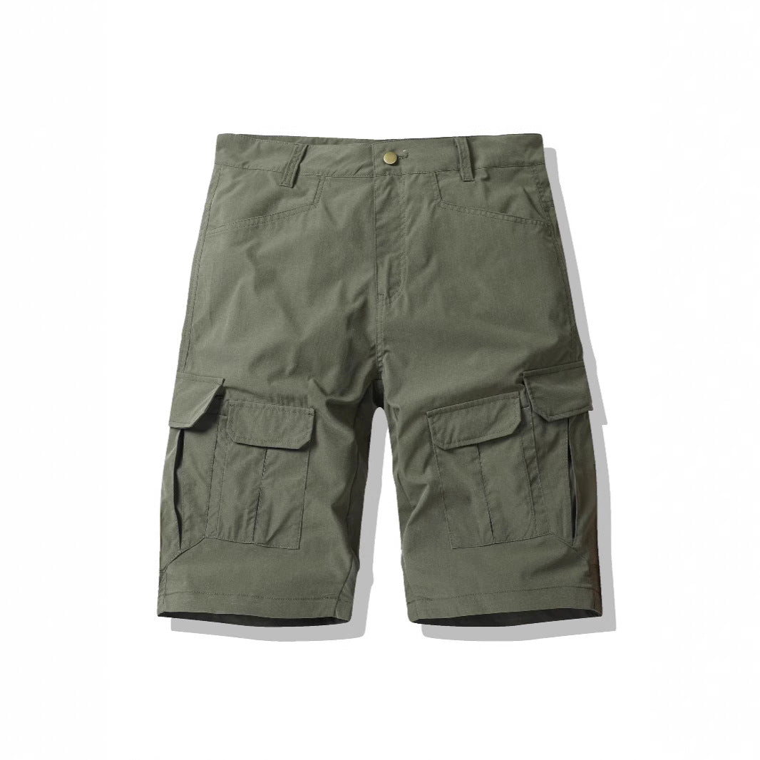 Herren Cargo Shorts Multifunktional mit Seitentaschen Elastisch