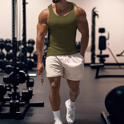 Herren Tanktop Sportlich Atmungsaktiv Funktionsshirt