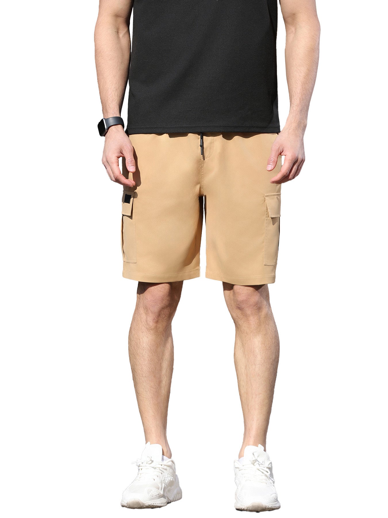 Herren Cargo Shorts Praktisch Mit Seitentaschen Modern