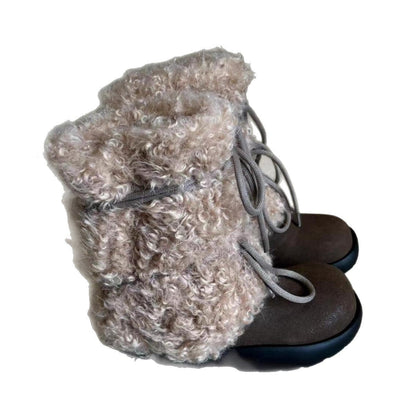 Damen Winterboots Warm Weich Kunstfell Rutschfest
