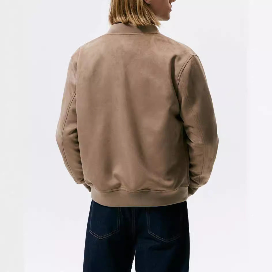 Herren Sweatjacke Elegantes Design Rundhals mit Taschen