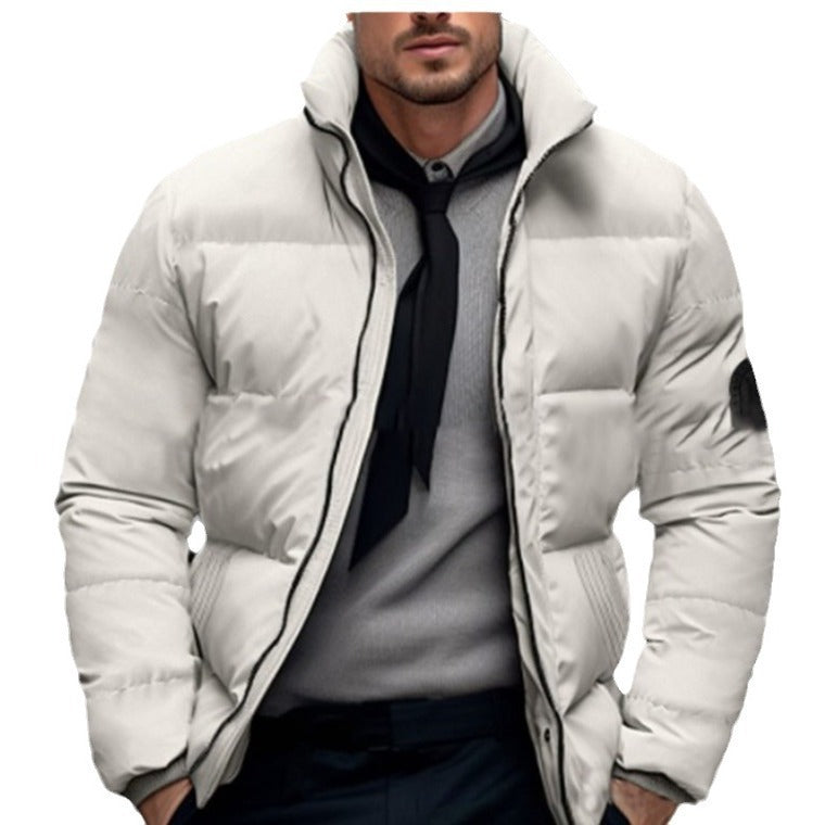 Herren Winterjacke Steppjacke Hochkragen Verstellbar Warm