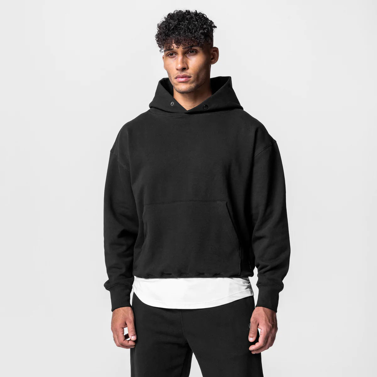 Herren Kapuzenpullover Gemütlich Mit Taschen Bequem