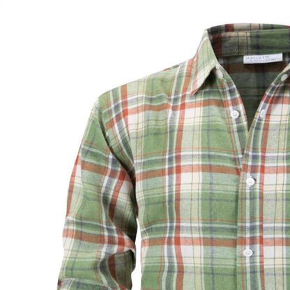 Herren Karohemd Langarm Modern Style