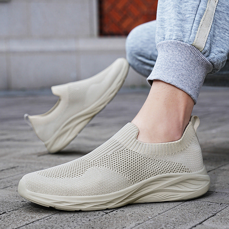 Damen Laufschuhe Atmungsaktiv Leicht Slip-On Sneaker - BerlinGlamour