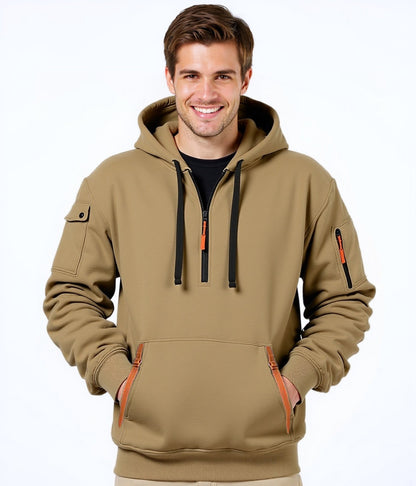 Herren Kapuzenpullover Modern mit Taschen