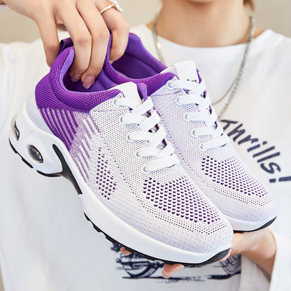 Damen Laufschuhe Sportlich Atmungsaktiv Dämpfend