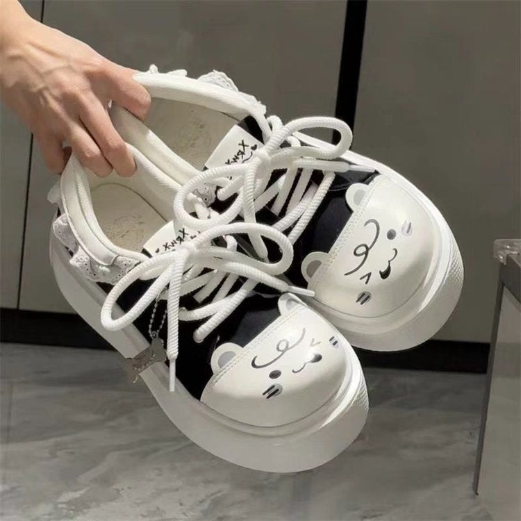 Damen Sneaker Bequem Tiermotive Freizeitschuhe - BerlinGlamour